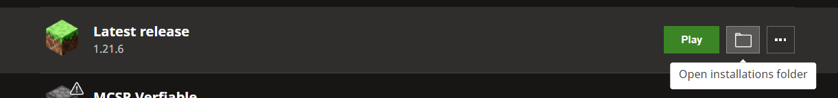 Installation folder